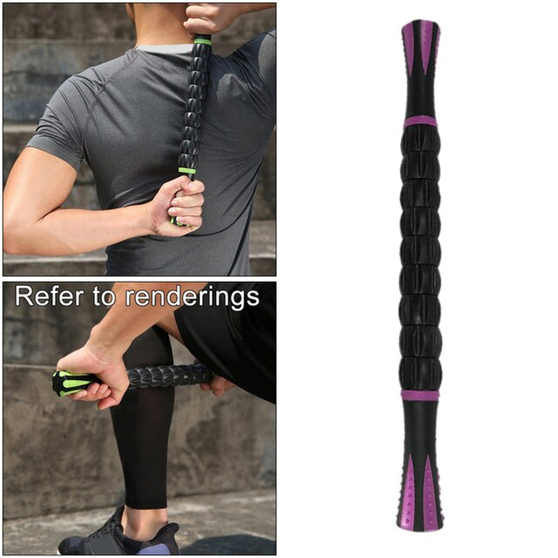 "Ultimate Muscle Recovery Tool: Pro-Grade Deep Tissue Massage Roller Stick for Leg Cramps, Quads, and Hamstrings"