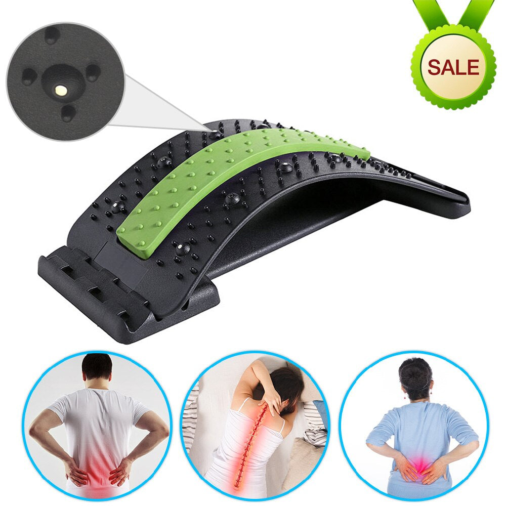 "Ultimate Magnetic Therapy Back Stretcher and Massager - Relieve Pain, Restore Mobility, and Boost Spinal Health!"
