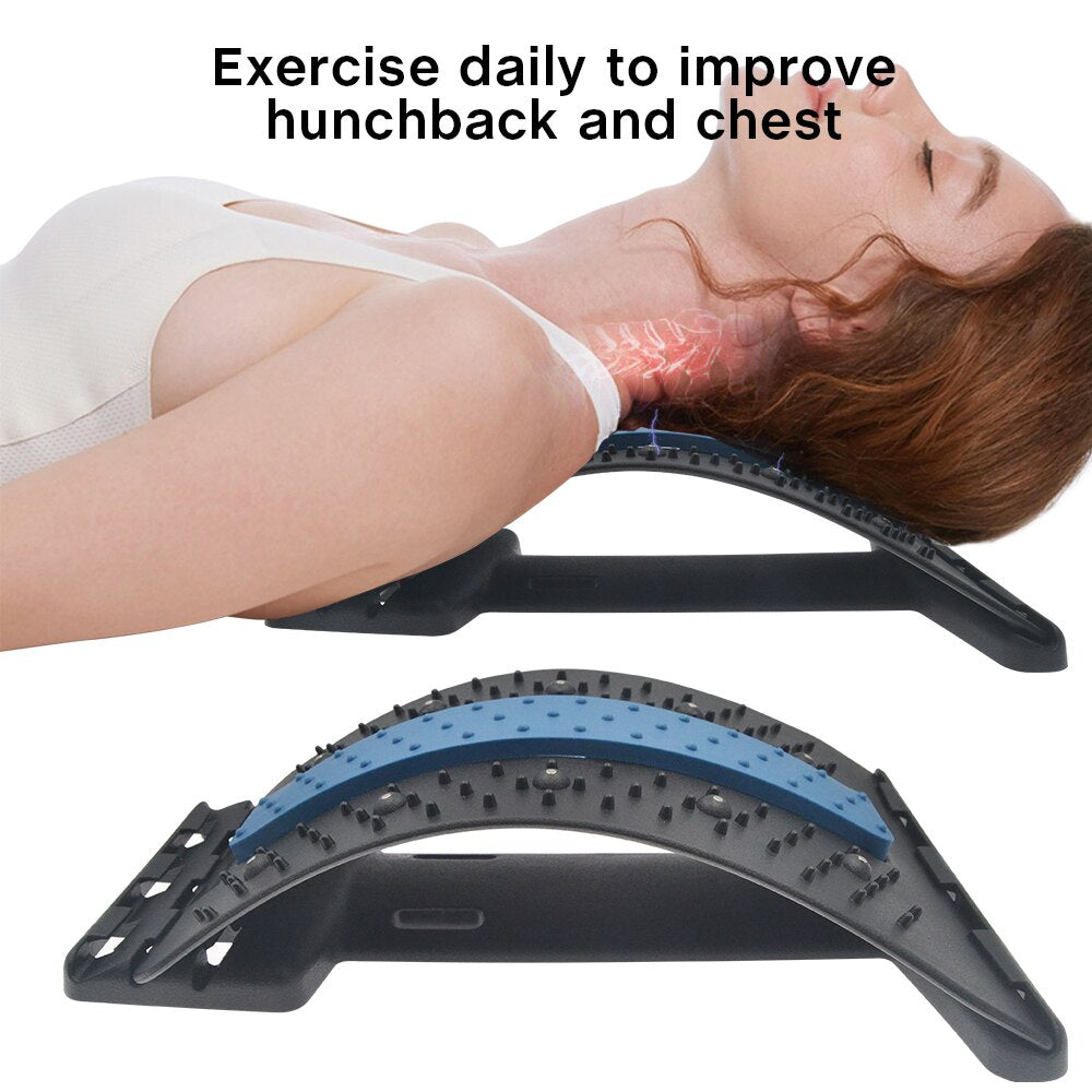 "Ultimate Magnetic Therapy Back Stretcher and Massager - Relieve Pain, Restore Mobility, and Boost Spinal Health!"
